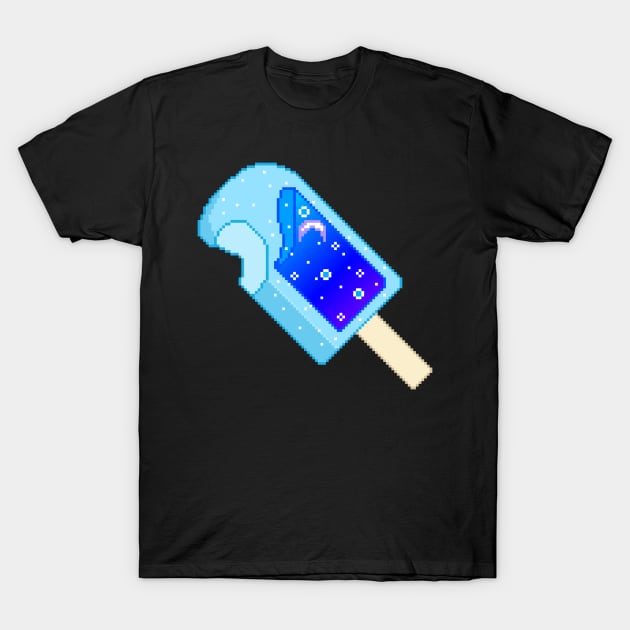 Pixel Galaxy Popsicle T-Shirt by ssydneyart